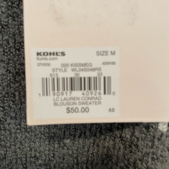 Lauren Conrad Blouson Kiss Me Sweater - Picture 5 of 5